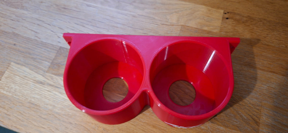 AKP WORX Dual Grease Tub Holder - top view