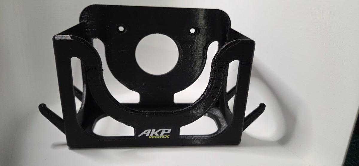 AKP WORX disposable glove box holder front view