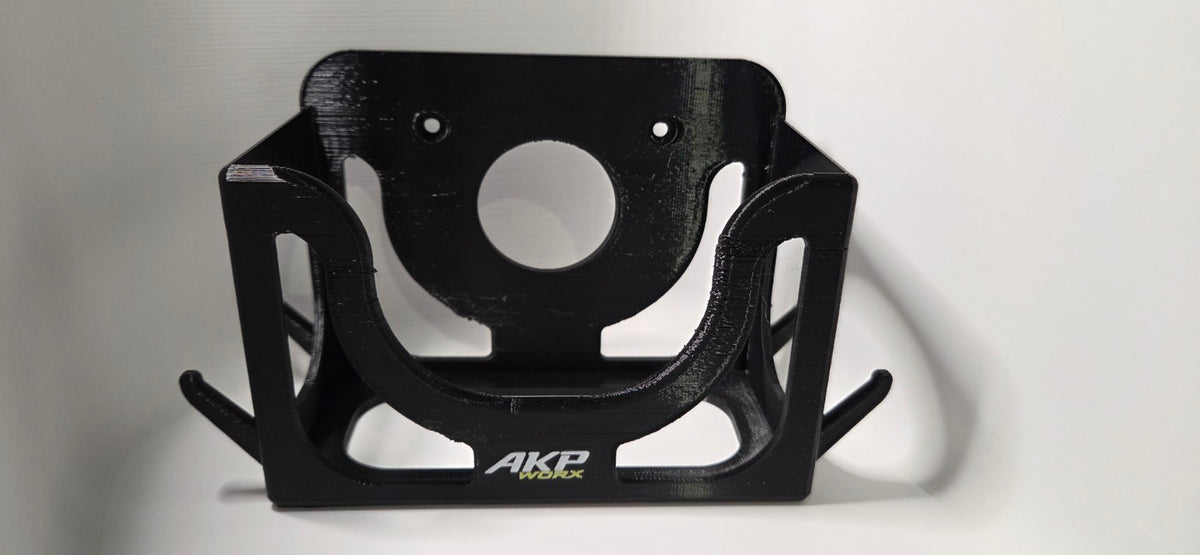 AKP WORX disposable glove box holder straight-on front view