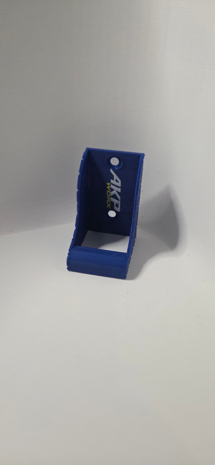 Blue single AKP WORX spray bottle holder