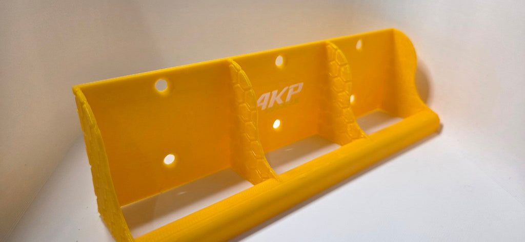 Yellow triple AKP WORX spray bottle holder
