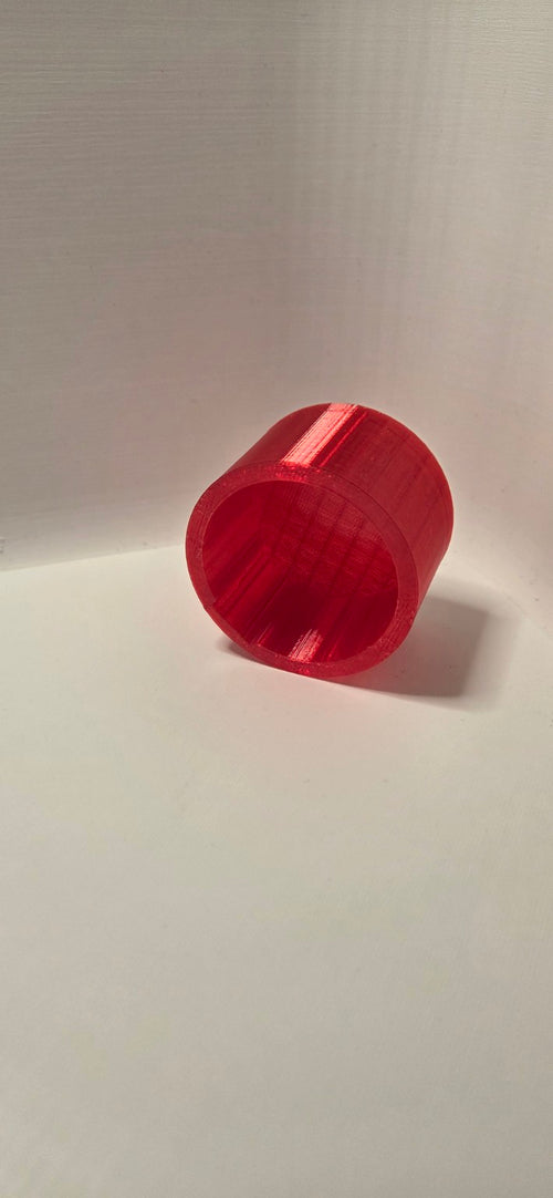 Red 7-pin trailer cap underside