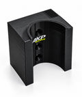 AKP WORX DeWalt 18V grease gun holder in black, main angled view