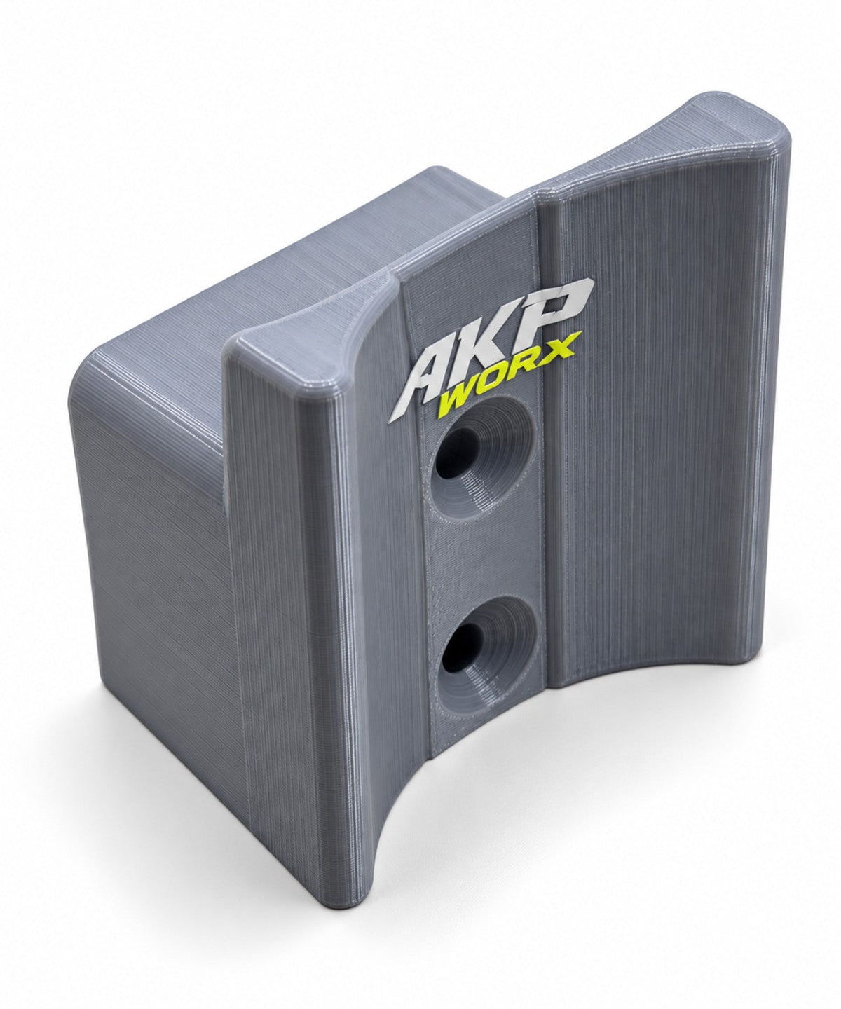 AKP WORX Milwaukee M18 grease gun holder, side profile